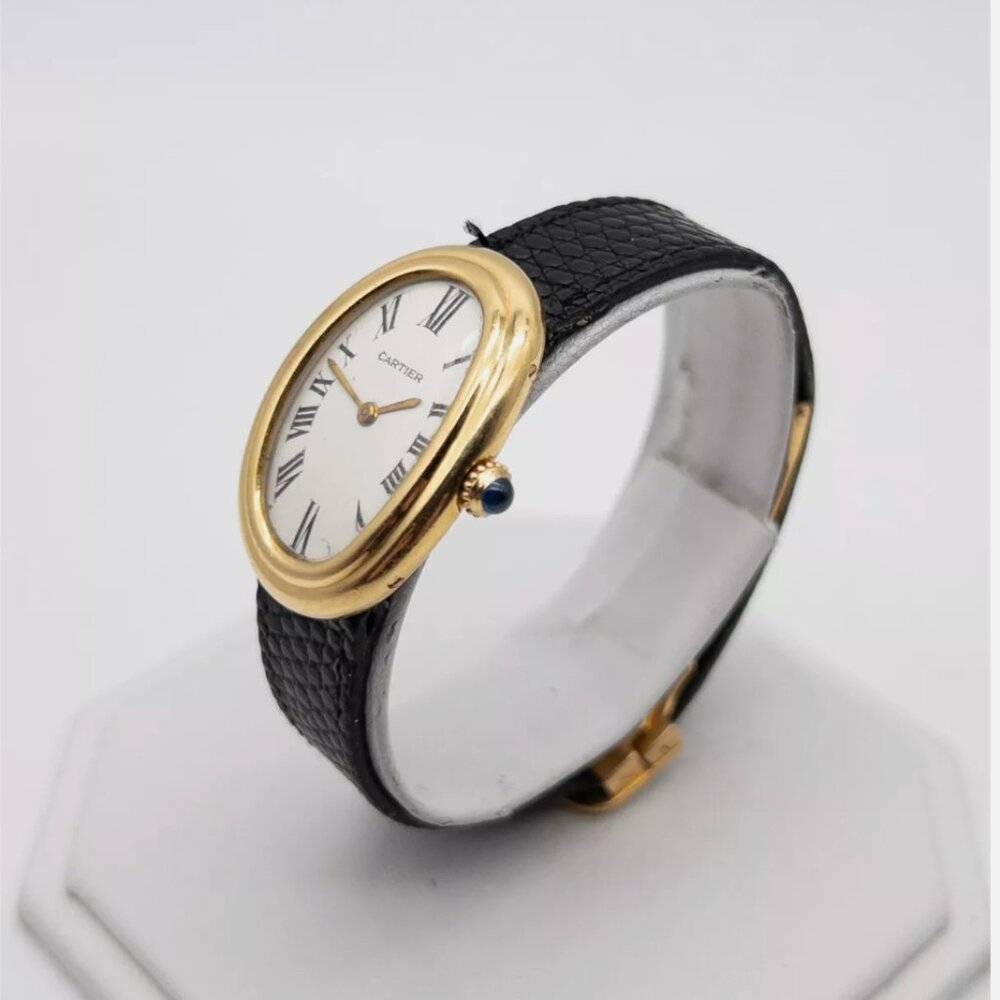 CARTIER 18k Yellow Gold Ladies Watch - Picture 2 of 6